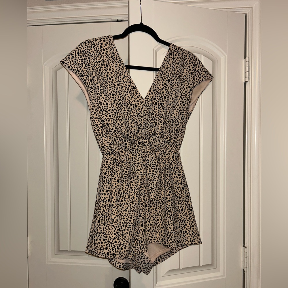 Leopard Romper